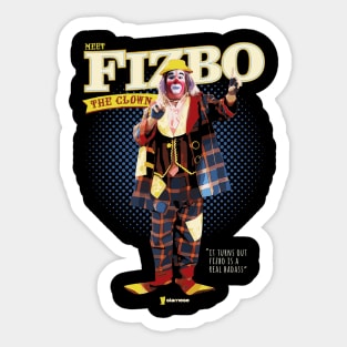 Fizbo The Clown Sticker